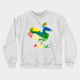 reggae music Crewneck Sweatshirt